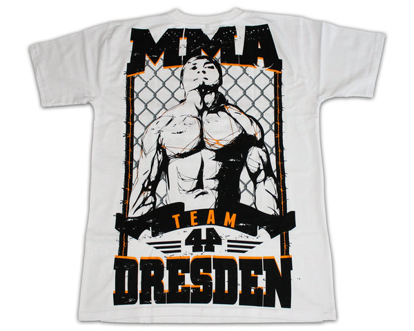 T-Shirt "MMA-Team Dresden", weiß