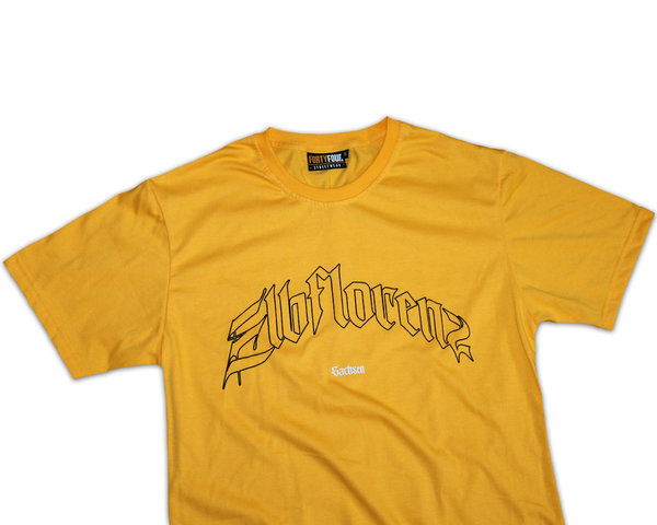 T-Shirt "44-Knockout", gelb